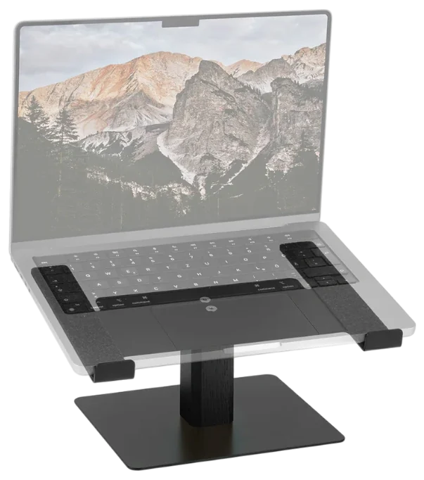 StandNot, suporte para notebook em aço preto